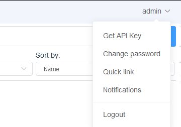 Настройки API ключа
