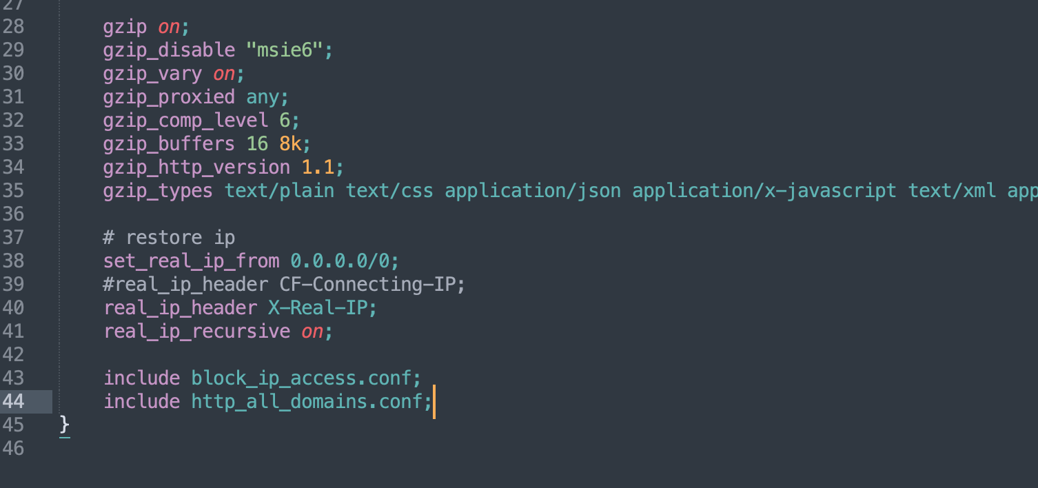 Конфигурация Nginx