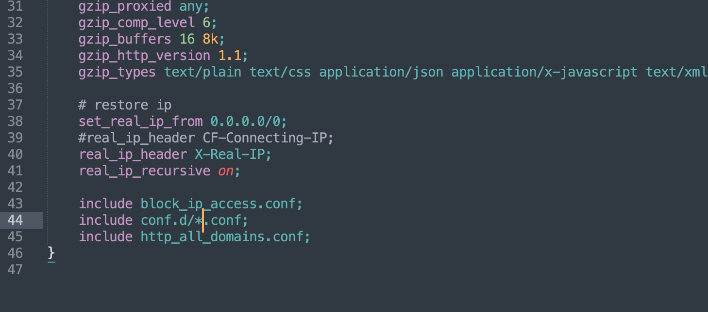 Конфигурация Nginx